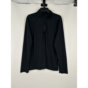 Rhone Lightweight Quarter 1/4 Zip Golf Performance Lightweight Mens Large Black